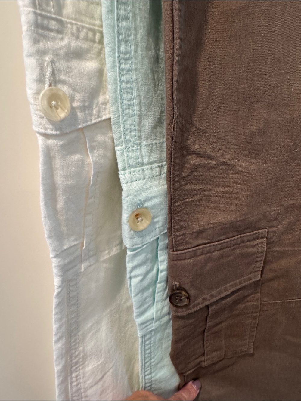 Set of 3 Banana Republic Cargo Capri Pants - Picture 7 of 7